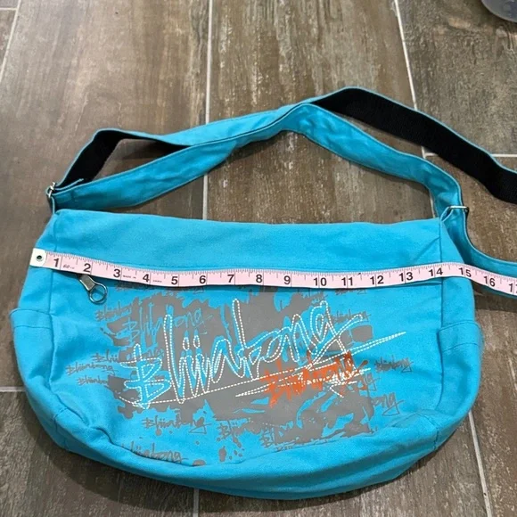 Vintage 90’s Billabong Blue and Gray Graphic Bag-Original OG - Picture 7 of 8